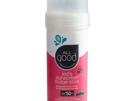 All good - spf 50+ kid’s mineral sunscreen butter stick 78 g For Sale