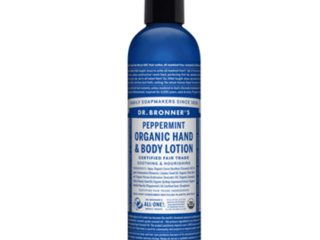 Dr. bronner s-  organic lotion for hands and body : peppermint - 237 ml Sale