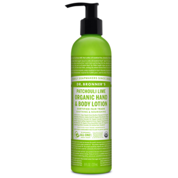 Dr. bronner s - organic hand & body lotion  patchoui lime - 237 ml on Sale