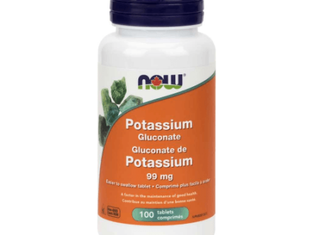 Now - potassium gluconate 99 mg 100 tablets Sale