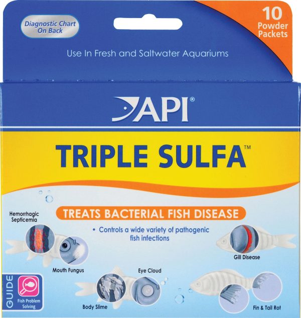 Mars Fishcare North Amer - Triple Sulfa Powder Packets For Discount