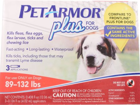 Sergeant s Pet Products P - Pet Armor Plus Flea & Tick Topical For Dogs Cheap