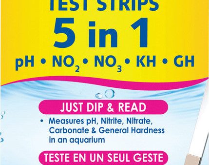 Mars Fishcare North Amer - 5 In 1 Aquarium Test Strips Online now