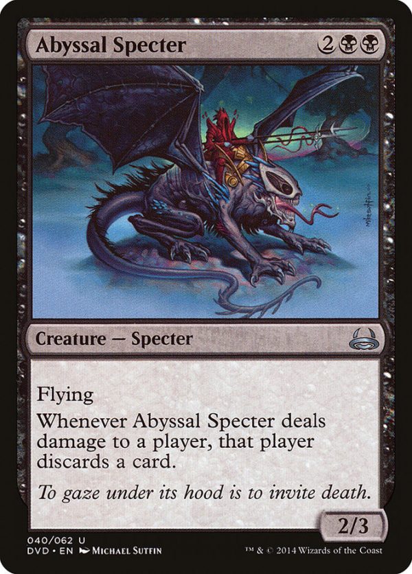 Abyssal Specter (Divine vs. Demonic) [Duel Decks Anthology] Online now