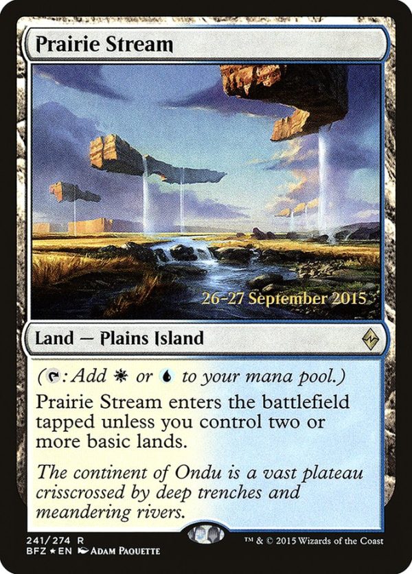 Prairie Stream [Battle for Zendikar Prerelease Promos] Online