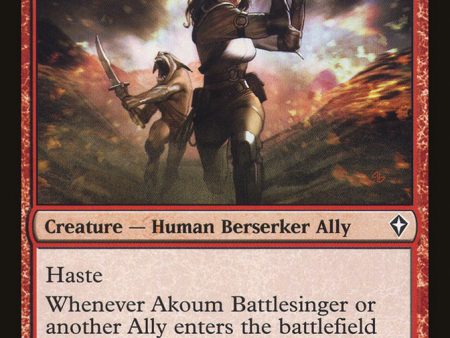 Akoum Battlesinger [Worldwake] Sale